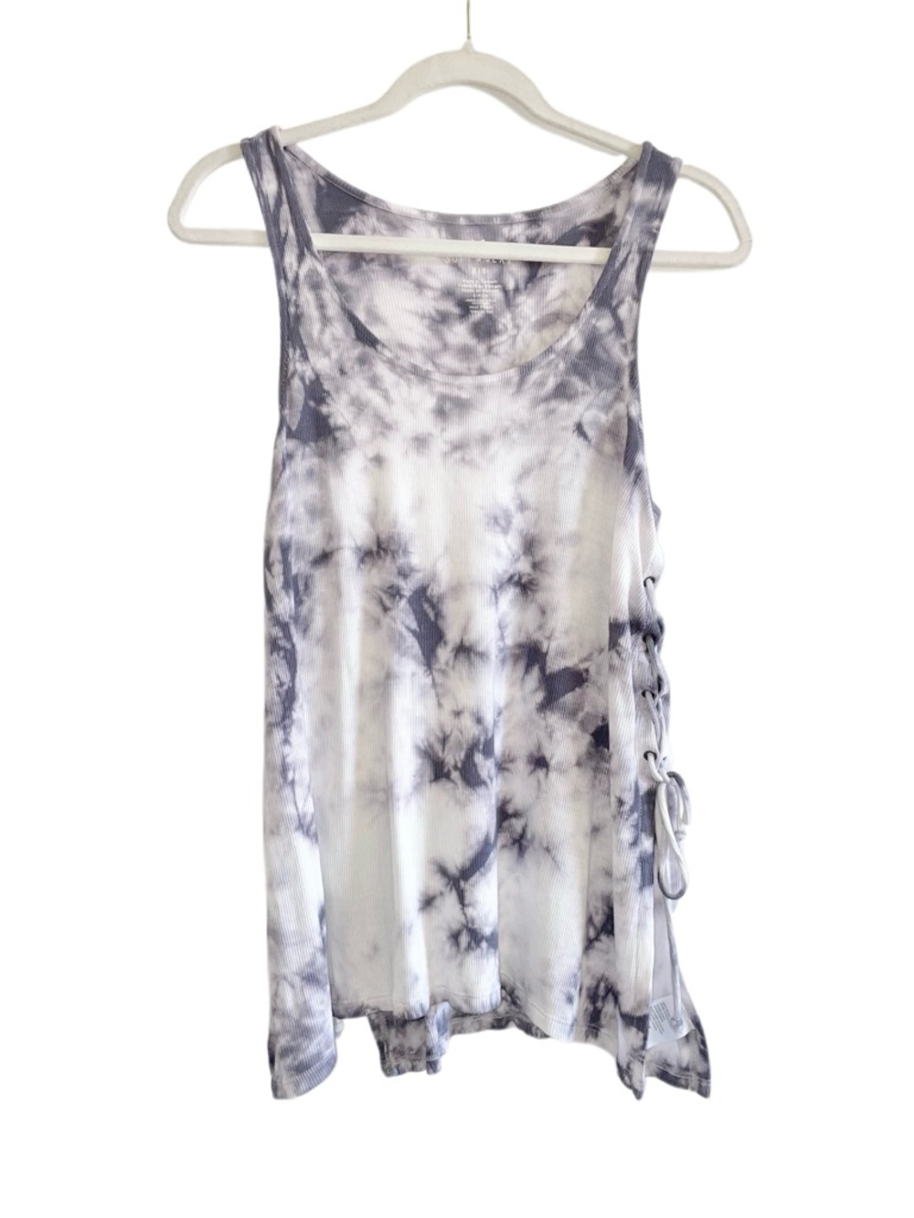 American Eagle Soft Sexy Tie-Dye Scoop Neck Ribbed Tank Top - S
